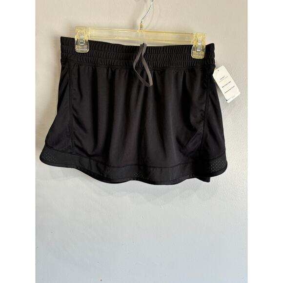 Champion Skorts Skirt Shorts womens M black tennis golf fitness preppy New - Picture 2 of 4